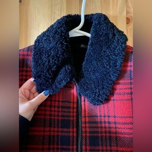 100% lamb skin, hilfiger edition, Tommy Hilfiger Plaid Jacket